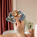 BIGZORO Lacrosse Stickers Waterproof Vinyl Decals 50 PCS Cartoon by Deal US