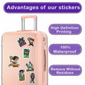 BIGZORO Tennis Stickers Waterproof Vinyl Decals 50 PCS Cartoon Sport by Deal US