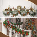 BeapTcely 30 Pcs Velvet Christmas Wreath Bows 5x7in Camel 1" Width by Deal US