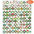 MeoIsDaBest Merry Christmas Temporary Tattoos Xmas Stickers 10 Sheets 100 PCS by Deal US