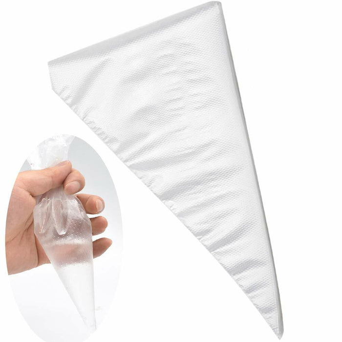 Tumtanm Piping Bags Disposable Pastry Icing Decorating 100pcs Transparent by Deal US