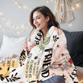 HEIFAM Bible Affirmations Blanket Inspirational Christian Gift 60x80 by Deal US