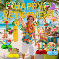 delaimastor Beach Retirement Party Decorations Banner Honeycomb Swirl 13pcs by Deal US