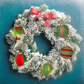 SY Super Bang Christmas Ball Ornaments 15PCS Red Green 80MM by Deal US