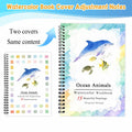 SLWBZ Watercolor Workbooks Painting Kit Thanksgiving Turkey with Paint Set by Deal US