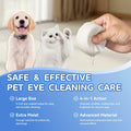 Opdent Dog Eye Wipes Tear Stain Remover 150pcs Extra Large 3.2" by Deal US