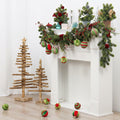 SY Super Bang Christmas Ball Ornaments 15PCS Red Green 80MM by Deal US