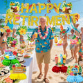 delaimastor Beach Retirement Party Decorations Banner Honeycomb Swirl 13pcs by Deal US