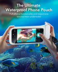 ESR Waterproof Phone Pouch for iPhone 13/14/15 Pro IPX8 2 Pack Black/Clear by Deal US