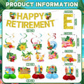 delaimastor Beach Retirement Party Decorations Banner Honeycomb Swirl 13pcs by Deal US