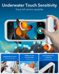 ESR Waterproof Phone Pouch for iPhone 13/14/15 Pro IPX8 2 Pack Black/Clear by Deal US
