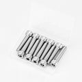 NIULUNBAO M10-1.5x80mm Hex Socket Head Cap Screw 304 Stainless Steel 6PCS Silver by Deal US