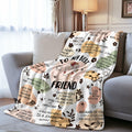 HEIFAM Bible Affirmations Blanket Inspirational Christian Gift 60x80 by Deal US