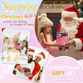 DZLHQON 2025 Kids DIY Christmas Organizer Bucket Pink Stickers Mini Toys by Deal US
