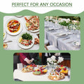 YOLCAR Disposable Tablecloths 108x54in PEVA White 2 Pack Classic Style by Deal US