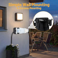 CFMASTER Weatherproof Outdoor Electrical Box 7x3x4in IP66 White & Black by Deal US