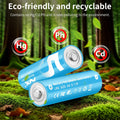 Aolcev AA 2500mAh 1.5V Alkaline Batteries 10 Pack Multicolor by Deal US