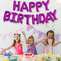HOUSE OF PARTY Happy Birthday Balloon 16in Hot Pink Mylar Foil by Deal US