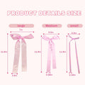 YCZYCZ Pink Satin Bow Wall Decor Garland 24PCS DIY Party Decorations by Deal US