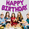 HOUSE OF PARTY Happy Birthday Balloon 16in Hot Pink Mylar Foil by Deal US