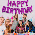 HOUSE OF PARTY Happy Birthday Balloon 16in Hot Pink Mylar Foil by Deal US