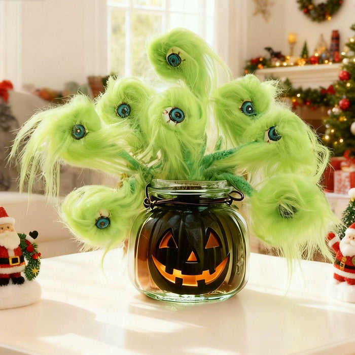 Puluole 10pc Christmas Eyeballs Decorations Floral Picks Green Small by Deal US