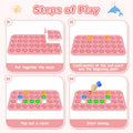 fygurso Logic Road Builder STEM Toy Puzzle Pink 32PCS Brain Teaser Game by Deal US