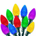 HAYATA 50 LED Strawberry String Lights 23ft C6 Multi Color Christmas Decor by Deal US