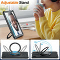 Temdan iPad Case 11th Gen 11"/10th Gen 10.9" 360° Stand Handle Strap Black by Deal US