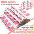 fygurso Logic Road Builder STEM Toy Puzzle Pink 32PCS Brain Teaser Game by Deal US