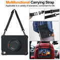 Temdan iPad Case 11th Gen 11"/10th Gen 10.9" 360° Stand Handle Strap Black by Deal US