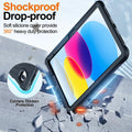Temdan iPad Case 11th Gen 11"/10th Gen 10.9" 360° Stand Handle Strap Black by Deal US