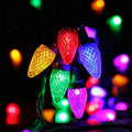 HAYATA 50 LED Strawberry String Lights 23ft C6 Multi Color Christmas Decor by Deal US