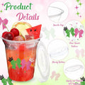Baderke 150 Pack 12oz Pink Green Plastic Witch Princess Party Cups by Deal US
