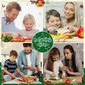 Suhctuptx 28PCS Toddler Knife Set Kids Kitchen Knives Crocodile Color Safe by Deal US
