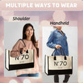 QLSKO Birthday Gift Canvas Tote Bag for Women Beach Party Keepsake by Deal US