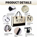 QLSKO Birthday Gift Canvas Tote Bag for Women Beach Party Keepsake by Deal US