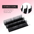 TDANCE Lash Extension Matte Black Curl D 0.15mm Thickness 19mm Size by Deal US