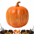 YCNASSS Thanksgiving Starry Night LED Pumpkin Lights Timer Orange Medium by Deal US