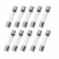 COMPSTUDIO 10Pcs 0.5A 250V Fast Blow Glass Fuse 6x30mm by Deal US