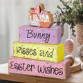Chunful 4 Pcs Christmas Table Decor Wooden Winter Rustic Xmas Block Signs by Deal US
