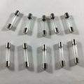 COMPSTUDIO 10Pcs 0.5A 250V Fast Blow Glass Fuse 6x30mm by Deal US