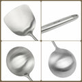 Generic Wok Spatula Set 17in 304 Stainless Steel Silver Asian Style by Deal US