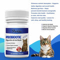 PetriTailor Probiotics for Cats Digestive Enzymes Prebiotics Gut Immune Support by Deal US