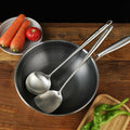 Generic Wok Spatula Set 17in 304 Stainless Steel Silver Asian Style by Deal US