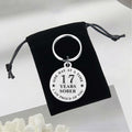 Alotozo 17 Year Sobriety Keychain AA Recovery Gift Men Women by Deal US