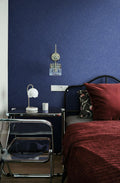 Safiyya 17.3x78.7in Teal Silk Textured Peel Stick Wallpaper Vinyl Roll by Deal US