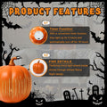 YCNASSS Thanksgiving Starry Night LED Pumpkin Lights Timer Orange Medium by Deal US
