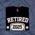 KOLNAMDINH Retired 2025 Funny T-Shirt I Worked My Whole Life Black XL by Deal US
