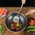 Generic Wok Spatula Set 17in 304 Stainless Steel Silver Asian Style by Deal US